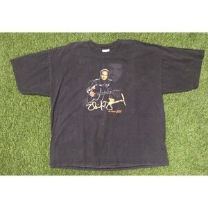 Vintage 2001 Neil Diamond Tour Shirt XXL Black Concert Tee Tour Dates Y2K 00s